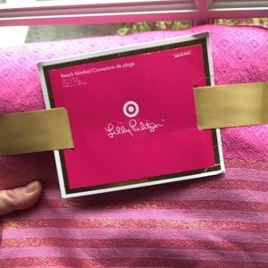 Lilly Pulitzer beach blanket